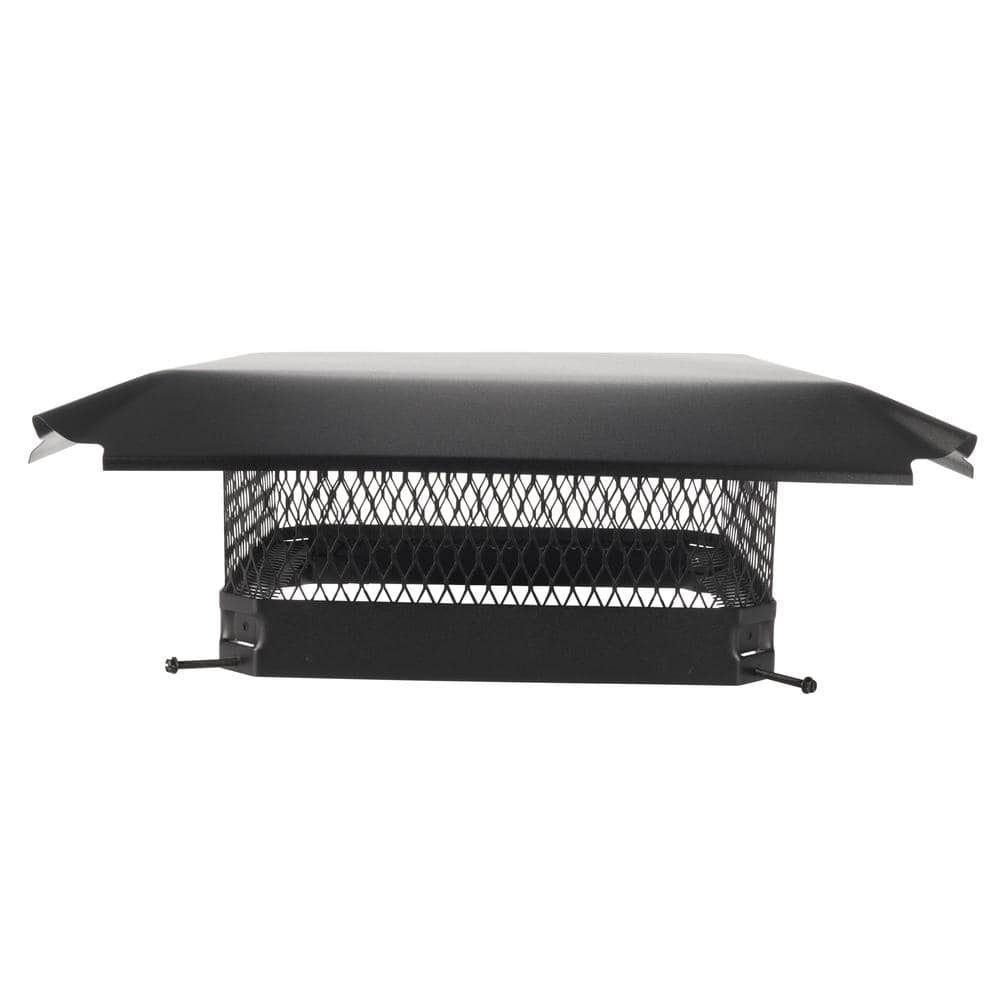 15 in. x 15 in. California Oregon Bolt-On Single Flue Chimney Cap in Black Galvanized Steel price history on PriceWatchPro