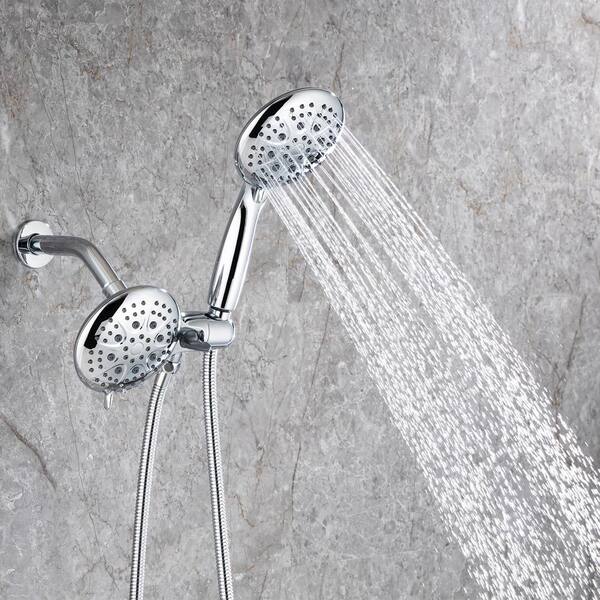 Tahanbath Modern 5-Spray Patterns with 2.5 GPM 4.68 in. Wall Mount