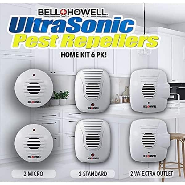 Bell + Howell Ultrasonic Electronic Indoor Pest Repeller with AC