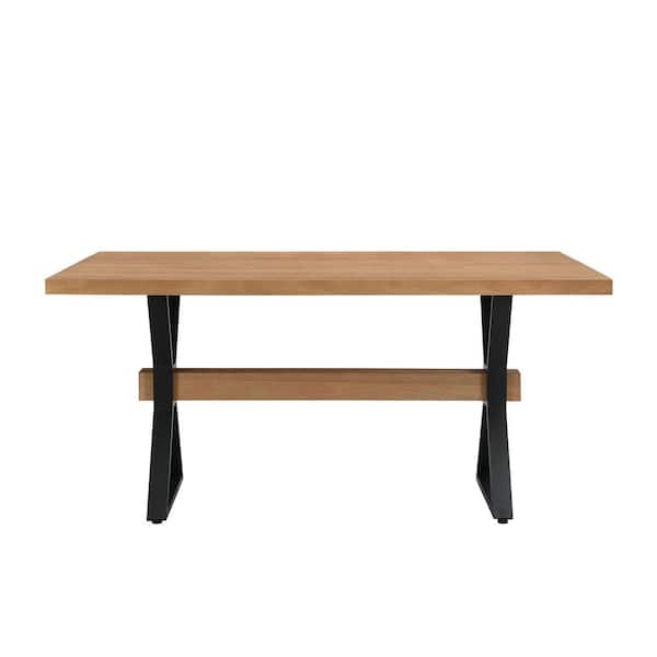 CHRISTOPHER KNIGHT HOME Mia Natural Wood 63 in. Double Pedestal