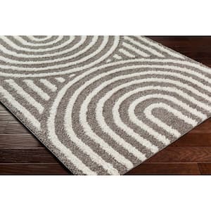 Sigrun Gray Geometric 8 ft. x 10 ft. Indoor Area Rug