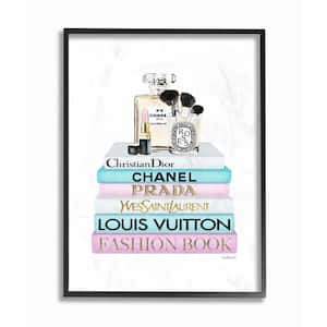The Stupell Home Decor Collection High Fashion Book Shelf with Stilettos  Heel by Amanda Greenwood Floater Frame Culture Wall Art Print 25 in. x 31  in. agp-154_ffl_24x30 - The Home Depot