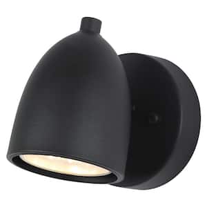 Enzo LED Black Outdoor Hardwired Wall Sconce