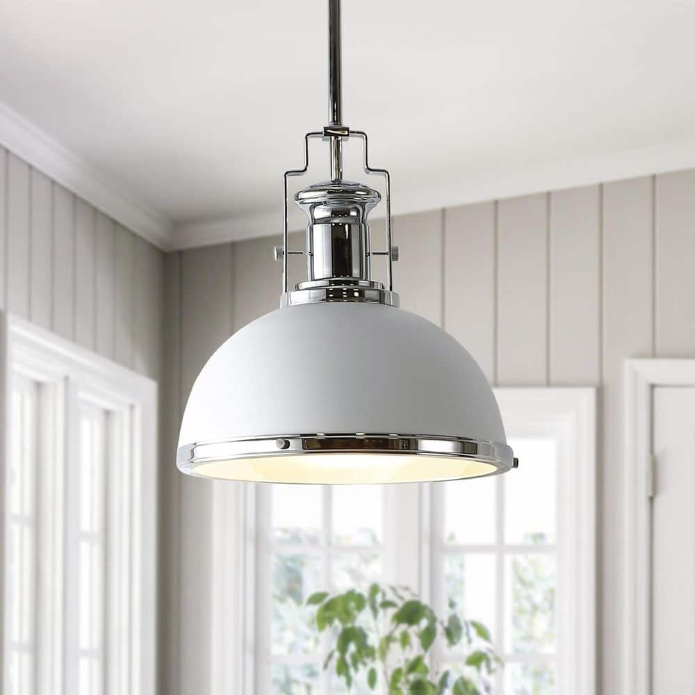 Homer 13" Chrome LED Globe Pendant Light