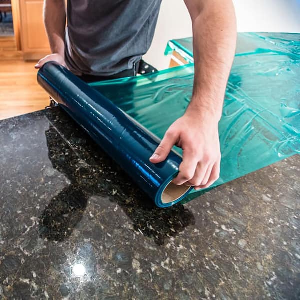 Surface Shields Clear Rectangular Indoor or Outdoor Door Mat in