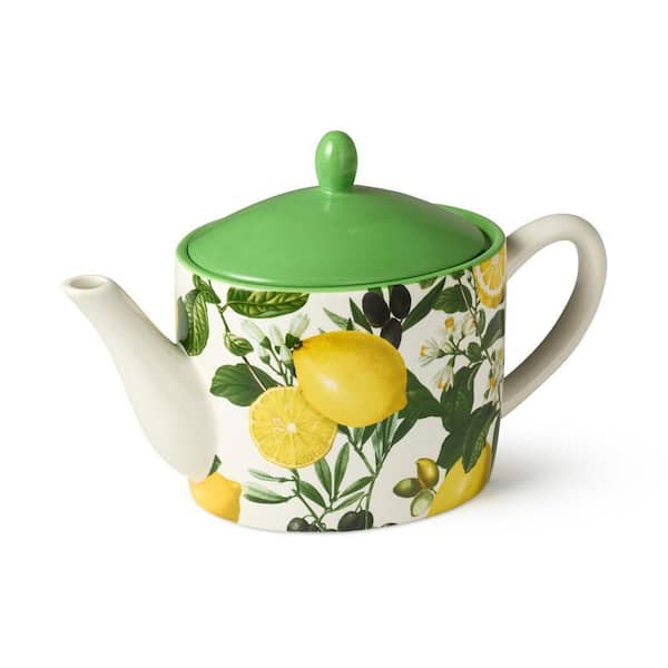 Limone 5-Cup 40 oz. Ceramic Teapot