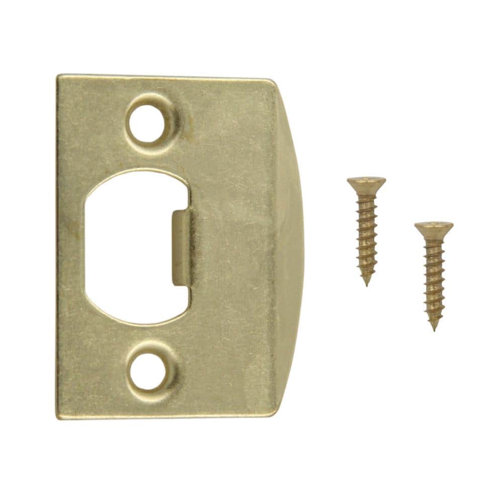 Bright Brass Latch Strike (2 per Pack)