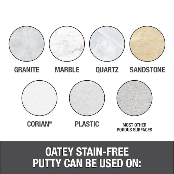 Oatey Stain-Free White Plumbers Putty