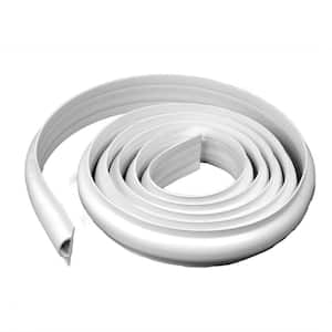 10 ft. White D-Shape dock edging