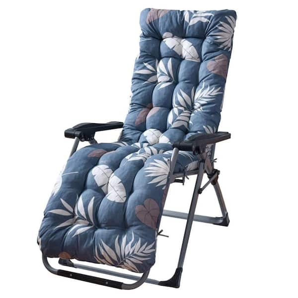 67 x 22in Chaise Lounge Cushion-Soft, Strapped and Machine-Washable for Recliner, Rocking Chair, Outdoor/Indoor Use