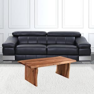 Mariana 51 in. Brown Rectangle Wood Coffee Table