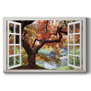 Fairest 40 in. x 60 in. White Stretched Canvas Wall Art by Wexford Homes