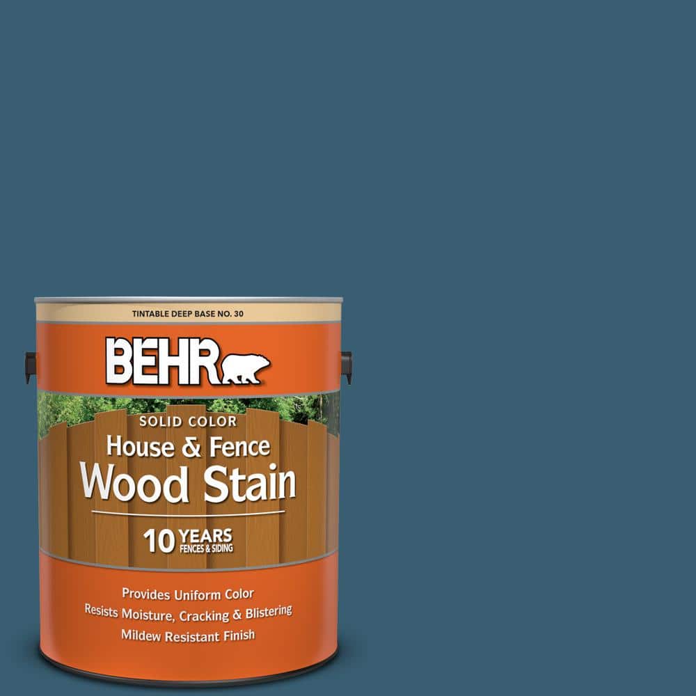 1 gal. #PPU13-18 Bermudan Blue Solid Color House and Fence Exterior Wood St