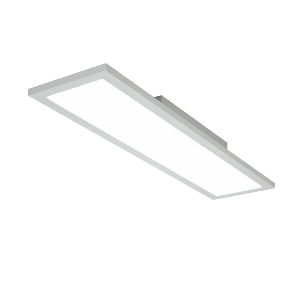 23.5 in. White 18W RGB LED Semi-Flush Mount Ceiling Light with Remote Control (1-Pack) price history on PriceWatchPro