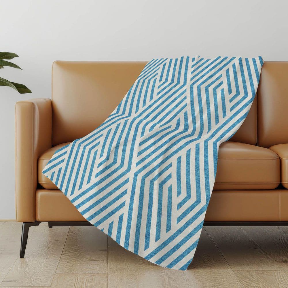 Premium Machine Washable ASB550 Teal 50 in. x 70 in. Sherpa Throw Blanket price history on PriceWatchPro