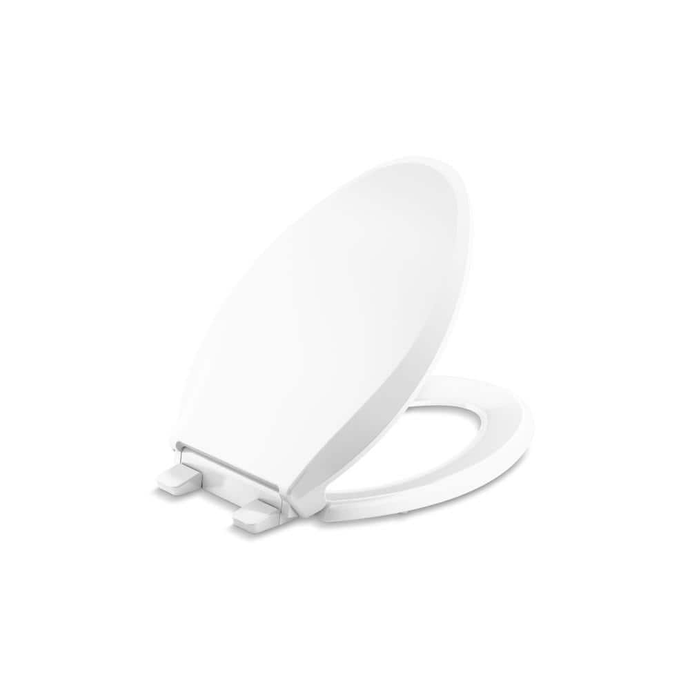 Kohler K-4636-Rl Cachet Elongated Closed-Front Toilet Seat - White