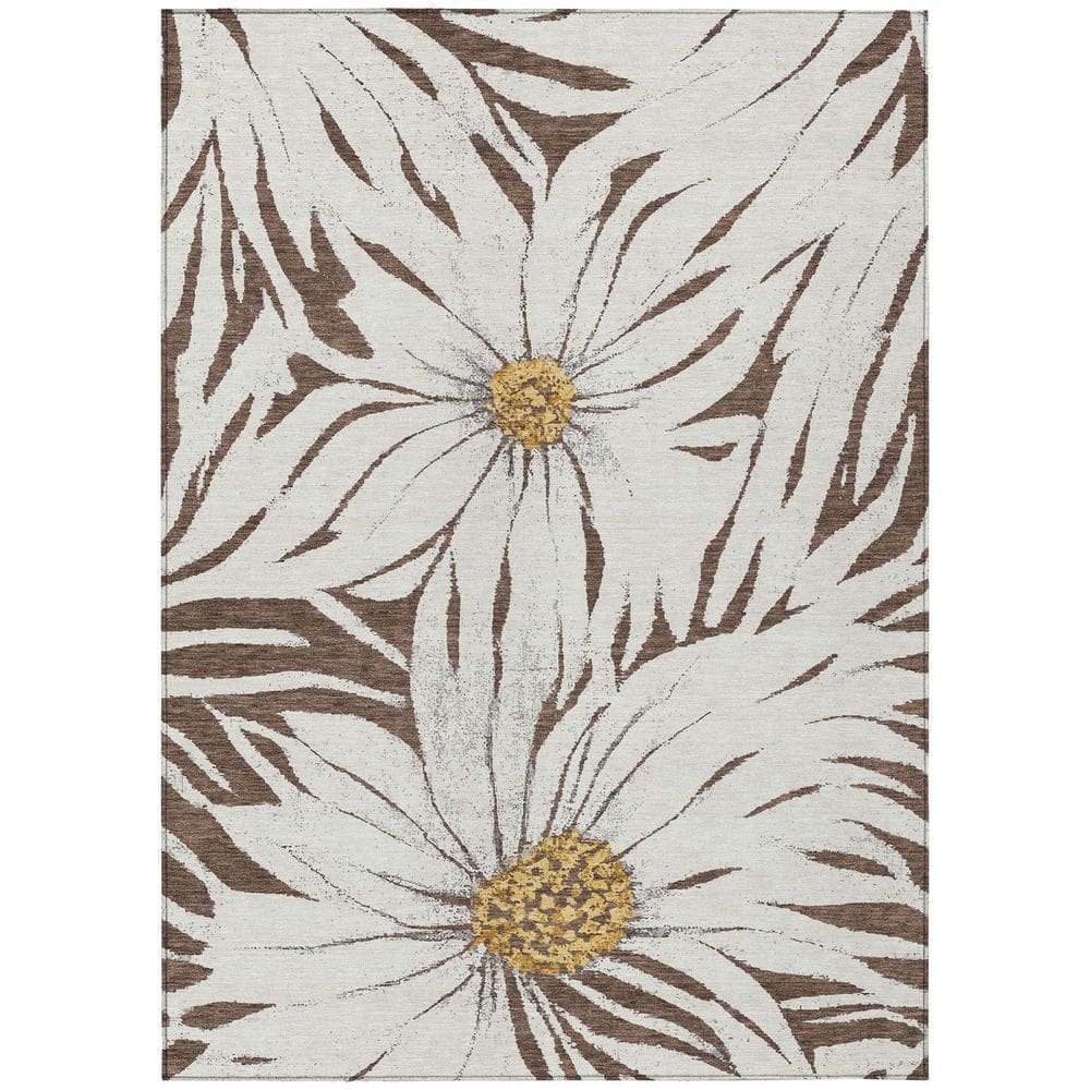 Chantille Machine Washable Indoor/Outdoor Abstract ACN2263 Brown 9 ft. x 12 ft. Area Rug price history on PriceWatchPro