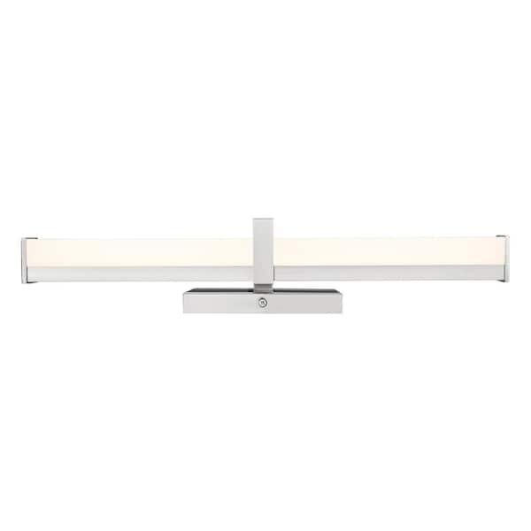 Elon 1-Light 3.75 in. Vanity Light in Pewter with Opal Glass