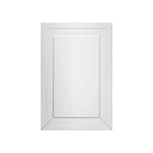 Beach 24 in. W x 36 in. H Large Rectangular Glass Framed Wall Bathroom Vanity Mirror in All-Glass