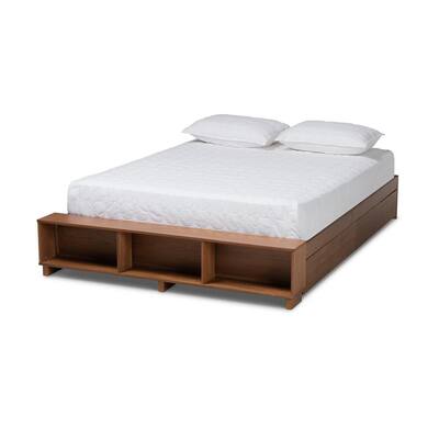 No Headboard Beds Bedroom Furniture, Cal King Platform Bed With Storage No Headboard