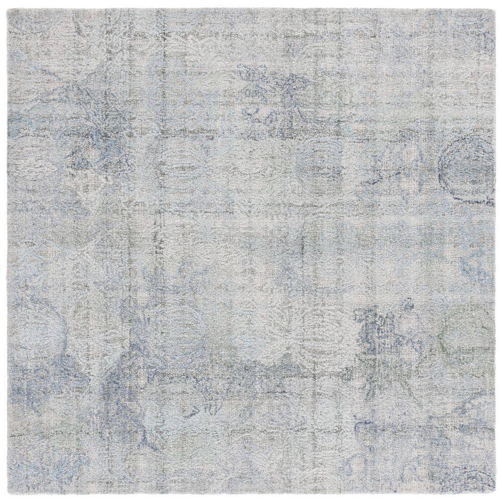 Marquee 6 ft. x 6 ft. Ivory/Gray Ornate Striped Square Area Rug price history on PriceWatchPro