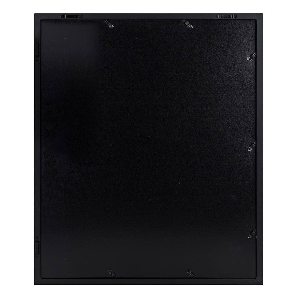 Classic 44.5" Black Wood Gallery Frame and Shelf Set