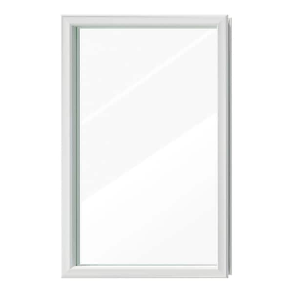 22 in. x 36 in. 1-Lite Clear Tempered Glass Insert Kit Entry Door Glass Inserts Replacement