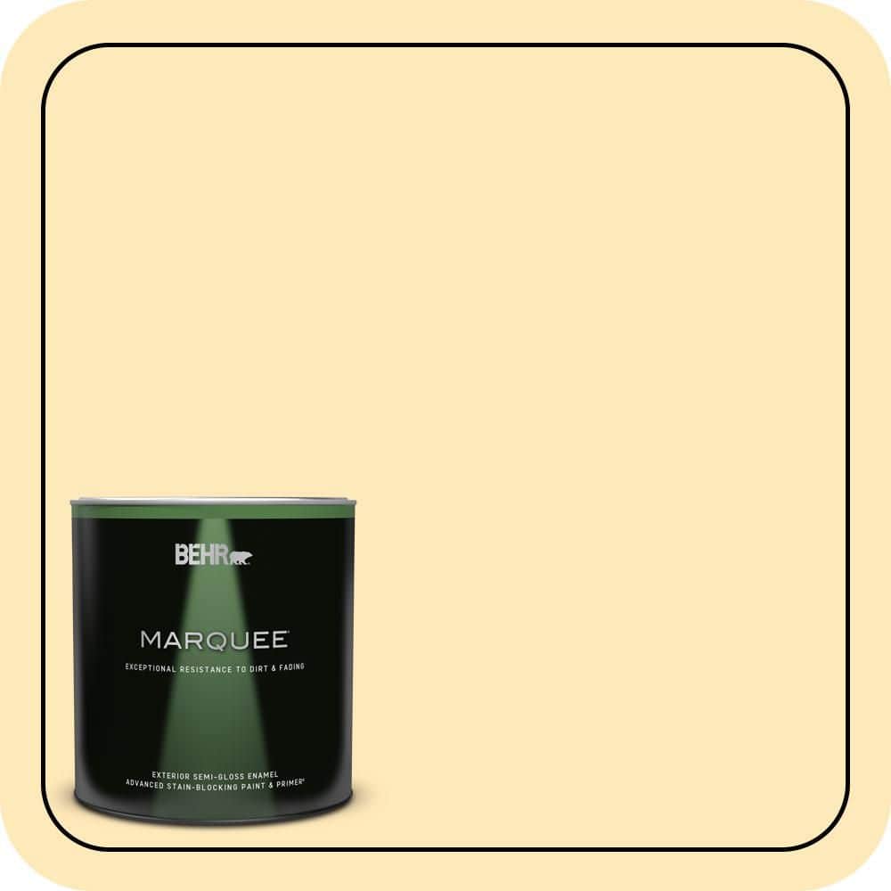 1 qt. #PPL-69 Sunkissed Yellow Semi-Gloss Enamel Exterior Paint & Primer price history on PriceWatchPro