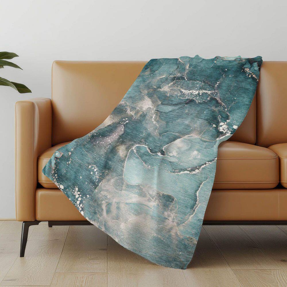 Premium Machine Washable ASB518 Teal 50 in. x 70 in. Sherpa Throw Blanket price history on PriceWatchPro