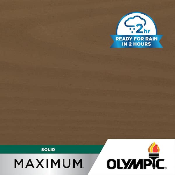 Maximum 5 gal. SC-1077 Smoky Suede Solid Color Exterior Stain and Sealer in One