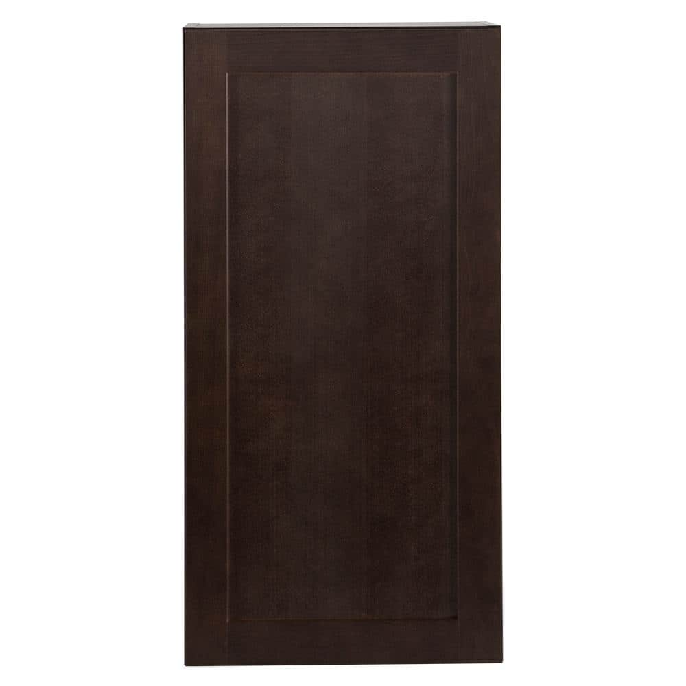 Hampton Bay Hampton Assembled 18x30x12 in. Wall Flex Kitchen Cabinet with Shelves and Dividers in Cognac Red