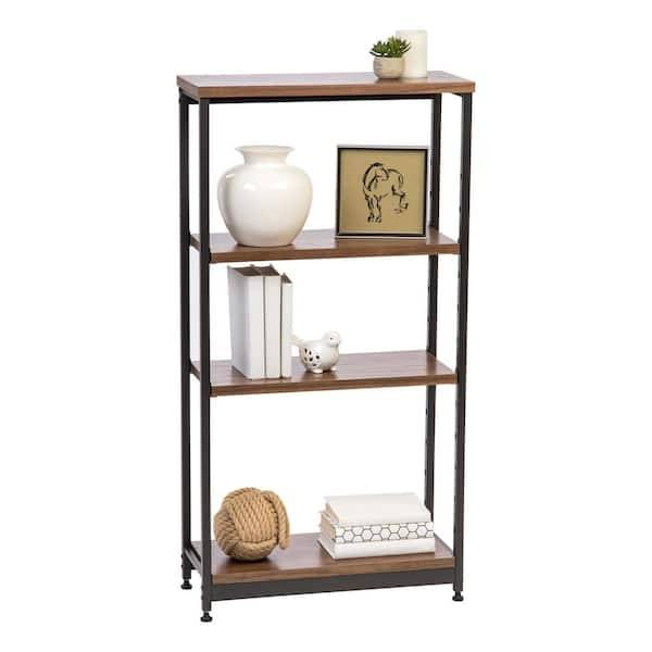 Premium Photo  Wooden shelving unit with interior accessories and