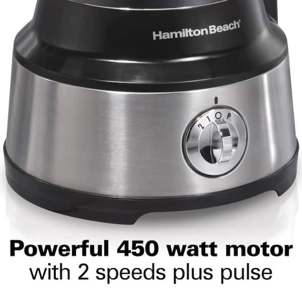 Hamilton Beach 450-Watt 10-Cup Food Processor with Bowl Scraper