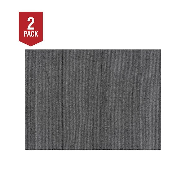 6 ft. x 50 ft. Black Sun Shade Fabric Shade Cloth (2-Pack)