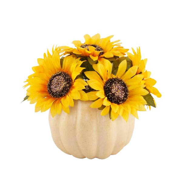 Pier 1 Imports Artifical Flower Fall Faux Sunflower Bundle Fall Harvest New