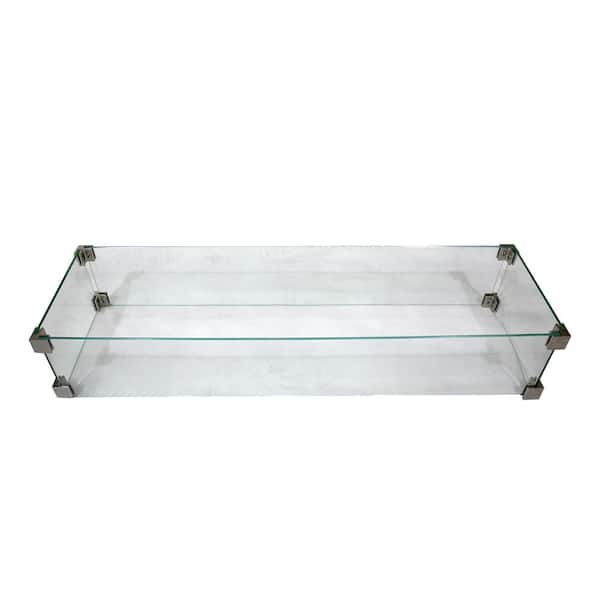 Hampton 43 in. Fire Pit Windscreen