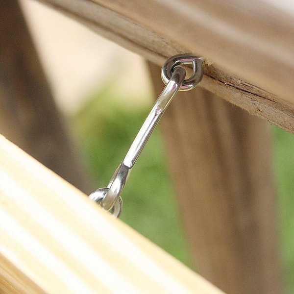 2-1/2 in. Stainless Steel Hook and Eye