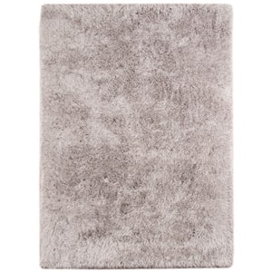 Metro 5 ft. X 8 ft. Light Gray Solid Color Area Rug
