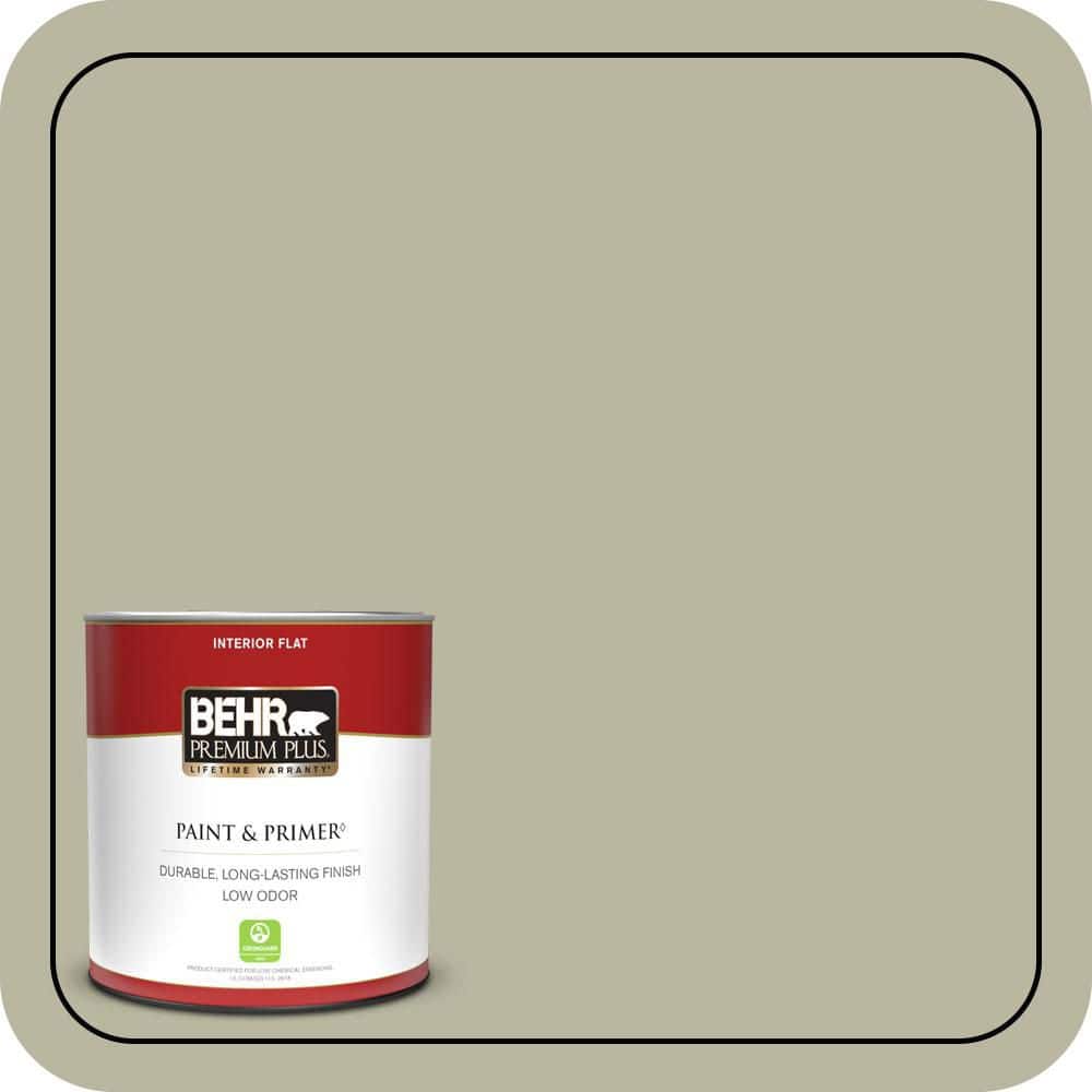 1 qt. #QE-34 Court Green Flat Low Odor Interior Paint & Primer price history on PriceWatchPro