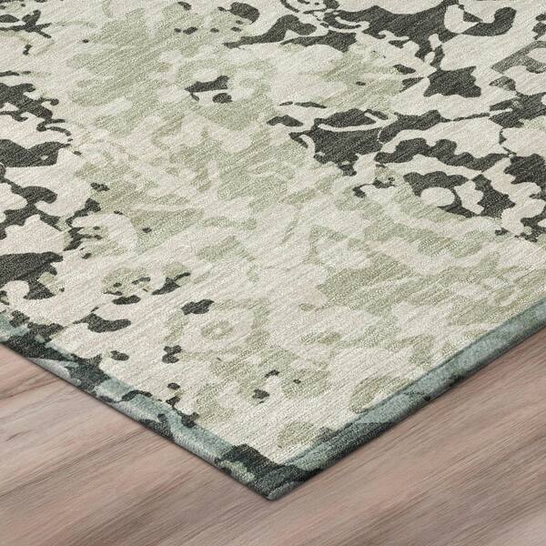 Chantille Machine Washable Indoor/Outdoor Abstract ACN2979 Linen 10 ft. x 14 ft. Area Rug