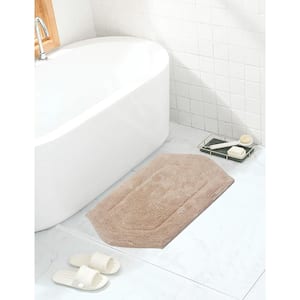 Somerset Home 60x24-Inch Machine Washable Cotton Bath Mat, Taupe 