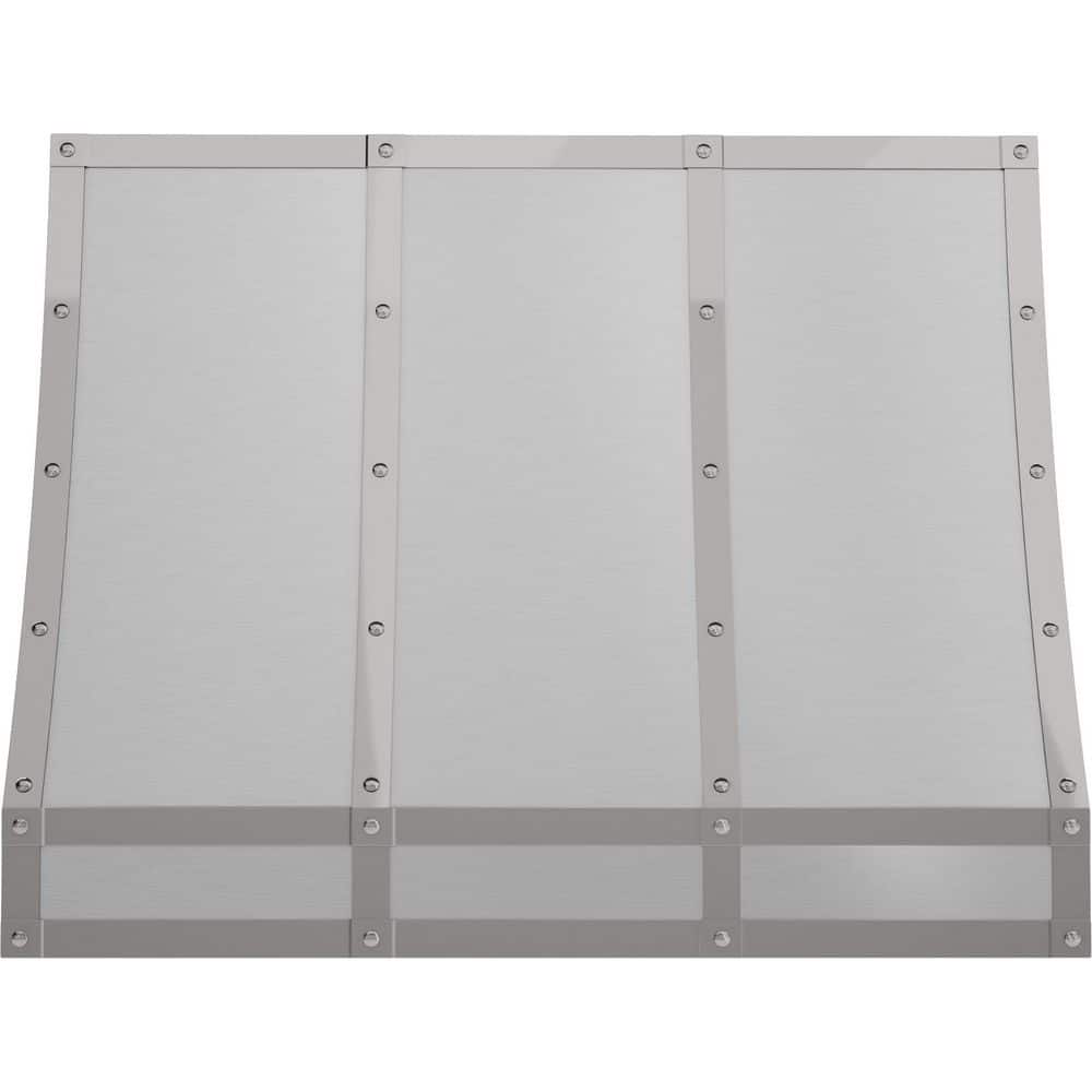 Forte 36 in. Convertible Wall Mount Custom Range Hood in Stainless Steel