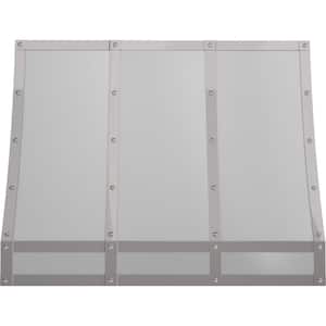 Forte 36 in. Convertible Wall Mount Custom Range Hood in Stainless Steel