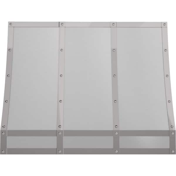 Forte 36 in. Convertible Wall Mount Custom Range Hood in Stainless Steel