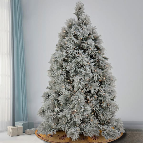 National Tree Company 6.5’ Clear Pre-Lit Aspen Spruce outlet Artificial Christmas Tree