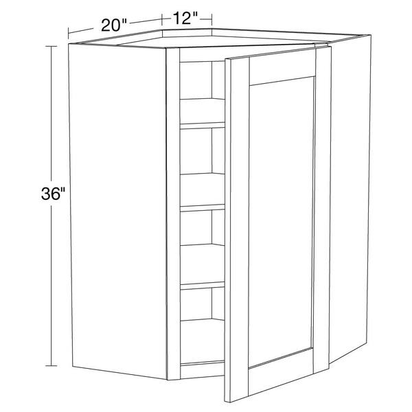 Home Decorators Collection Washington Vesper White Plywood Shaker Assembled Pull Out Pantry Kitchen Cabinet Sft CLS 9.5 in W x 24 in D x 34.5 in H