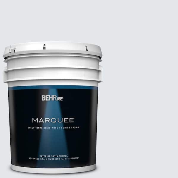 BEHR MARQUEE 5 gal. #610E-2 Winter Day Satin Enamel Exterior Paint & Primer