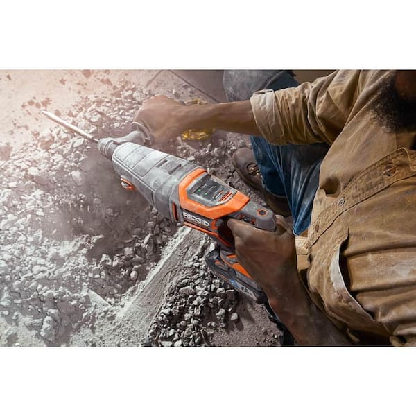 RIDGID 18-Volt OCTANE MEGAMax 1-1/8 in. SDS-Plus Rotary Hammer