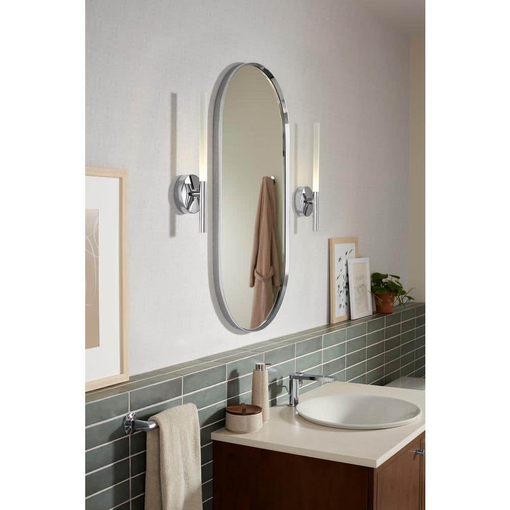 Essential Polished Chrome 40" x 20" Framed Bathroom Vanity Mirror