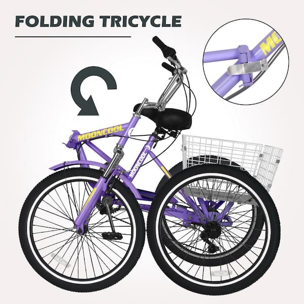 Folding trike fashion bike